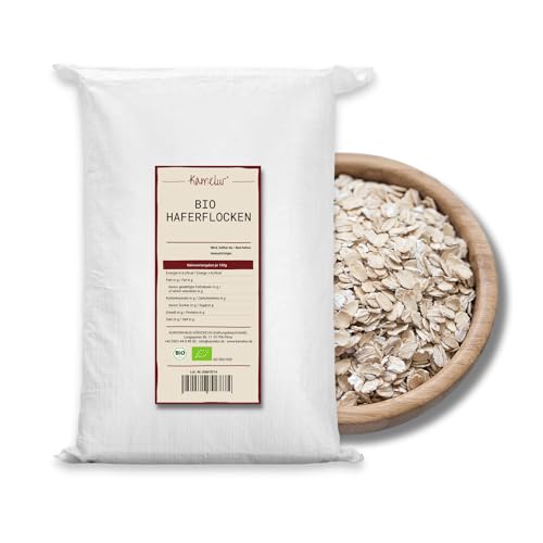 Kamelur BIO Haferflocken – 25kg – Haferflocken BIO aus deutschem Anbau – Haferflocken Großpackung von Kamelur