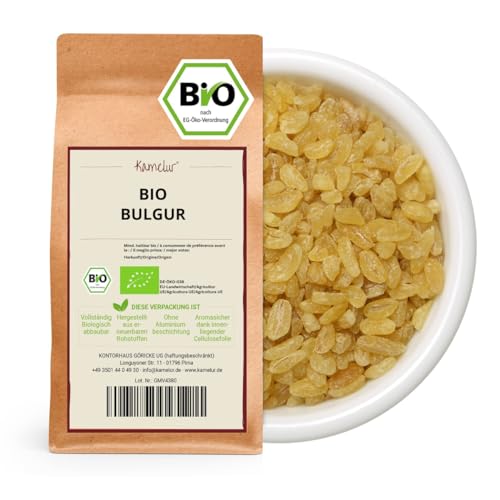 Kamelur Bio Bulgur (1kg) Hartweizen aus kontrolliert biologischem Anbau von Kamelur