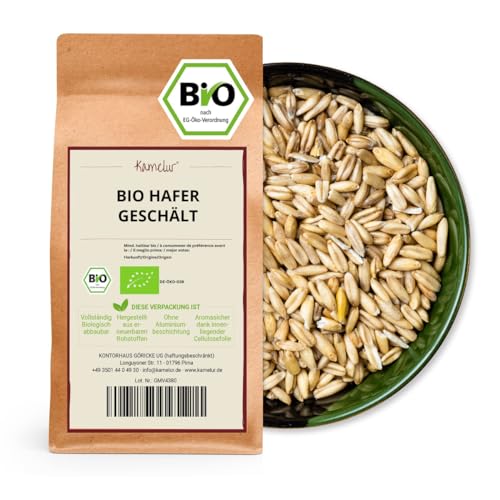 Kamelur Bio Hafer geschält (1kg) hafer aus biologischem Anbau von Kamelur