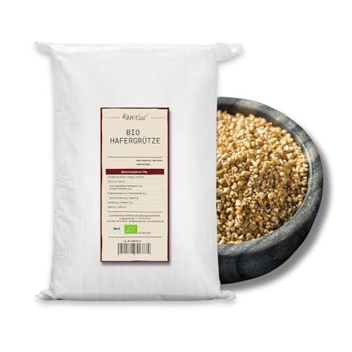 Kamelur Bio Hafergrütze (25kg) - BIO Hafer Grütze für ein schmackhaftes Müsli von Kamelur