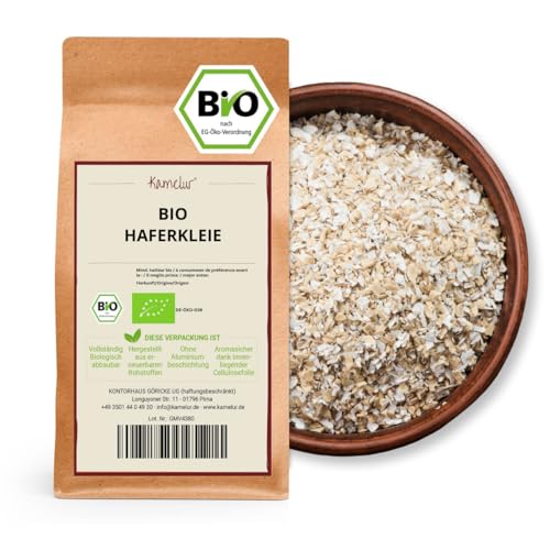 Kamelur Bio Haferkleie mit Keim (1kg) - BIO Hafer Kleie für ein schmackhaftes Müsli von Kamelur