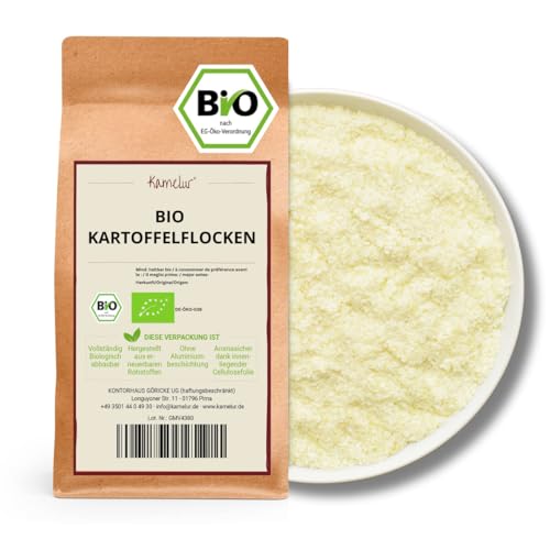 Kamelur Bio Kartoffelflocken - 1kg - BIO Kartoffelflocken einsetzbar in Küche & Backstube Kamelur Bio Kartoffelflocken - 1kg - BIO Kartoffelflocken einsetzbar in Küche & Backstube von Kamelur