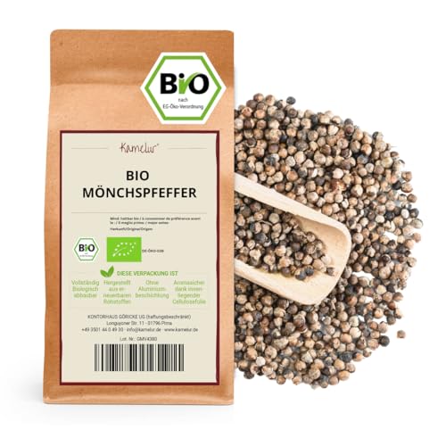 Kamelur Bio Mönchspfeffer ganz 1kg - Bio Keuschlammsamen ganz ideal als Kräutertee Kamelur Bio Mönchspfeffer ganz 1kg - Bio Keuschlammsamen ganz ideal als Kräutertee von Kamelur