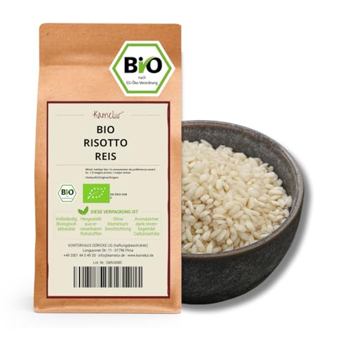 Kamelur Bio Risotto Reis (1kg) - Risottoreis aus kontrolliert biologischem Anbau von Kamelur