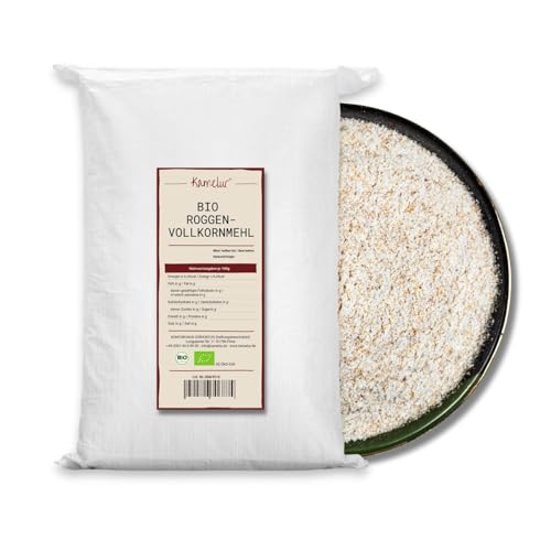 Kamelur Bio Roggenvollkornmehl (500g) - Ideal für Roggenvollkornbrote, Sauerteigbrote und Mischbrote von Kamelur