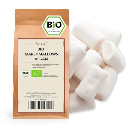 Kamelur Bio Vegane Marshmallows (1kg) Marshmallow aus biologischen Zutaten von Kamelur