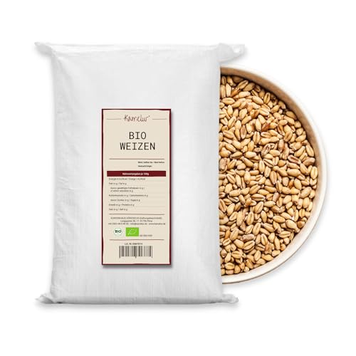 Kamelur Bio Weizen ganzes Korn (25kg), Weizenkoerner, hochwertiges Bio Getreide aus Deutschland. von Kamelur