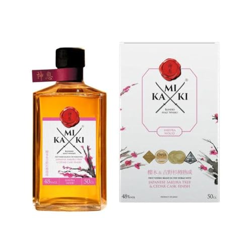 KAMIKI Blended Malt Whisky SAKURA & CEDAR Cask Finish 48% Vol. 0,5l in Geschenkbox KAMIKI Blended Malt Whisky SAKURA & CEDAR Cask Finish 48% Vol. 0,5l in Geschenkbox von KAMIKI