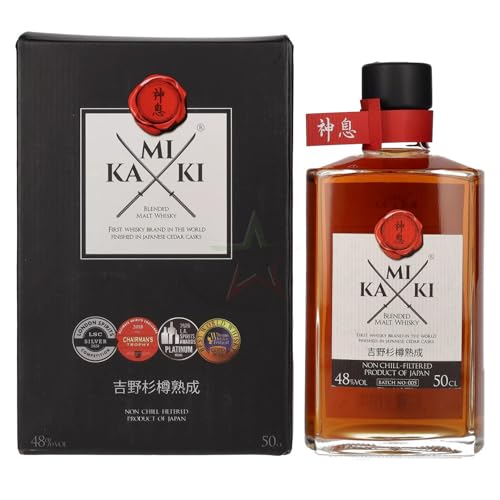 KAMIKI Blended Malt Whisky 48,00% 0,50 Liter KAMIKI Blended Malt Whisky 48,00% 0,50 Liter von KAMIKI