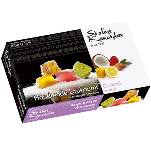 Loukoumi Kandylas Griechische Gelee-Flavour 200g (Loukoumi Cocktail) von Kandylas