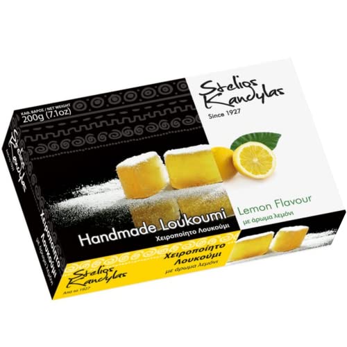 Loukoumi Kandylas Griechische Gelee-Flavour 200g (Loukoumi Lemon) von Kandylas