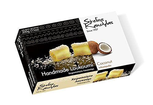Loukoumi Kandylas Griechische Gelee-Flavour 200g GRIECHENLAND (Kokosnuss) von Kandylas