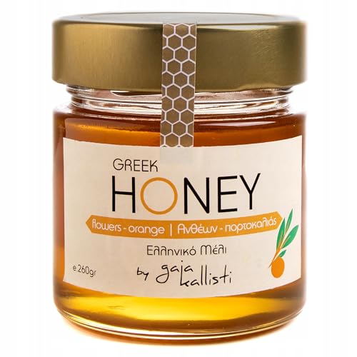 Natürlicher griechischer Honig, verschiedene Geschmacksrichtungen 260 g (orange) von Kandylas