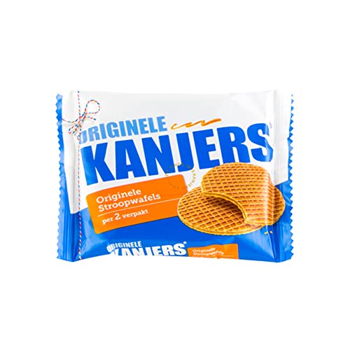 Kanjers Stroopwafels 15 x 80g (Karamell-Sirup-Waffeln) von Kanjers