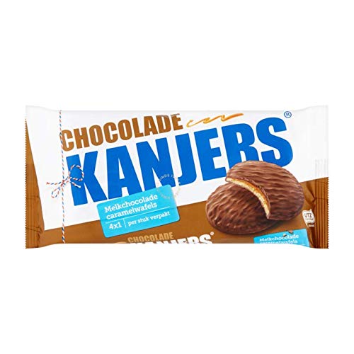 Karamell-Waffel-Keks | Kanjers | Milchschokolade Karamellwaffeln 4 Stück | Gesamtgewicht 180 Gramm Karamell-Waffel-Keks | Kanjers | Milchschokolade Karamellwaffeln 4 Stück | Gesamtgewicht 180 Gramm von Kanjers