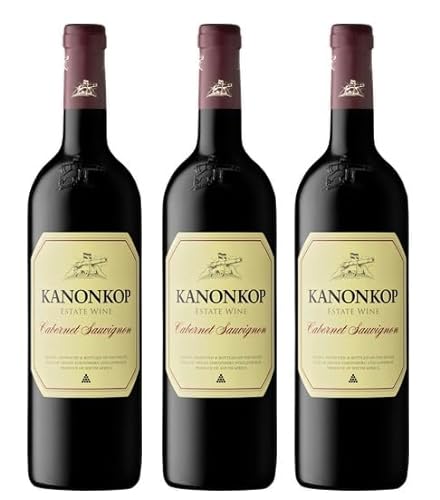 3x 0,75l - Kanonkop - Estate Wine - Cabernet Sauvignon - Stellenbosch W.O. - Südafrika - Rotwein trocken von Kanonkop