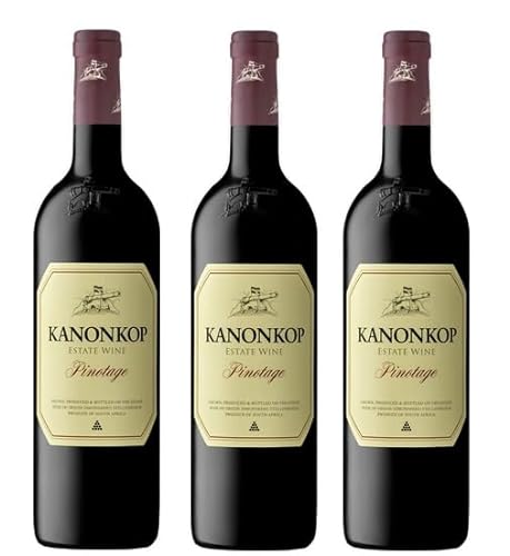3x 0,75l - Kanonkop - Estate Wine - Pinotage - Stellenbosch W.O. - Südafrika - Rotwein trocken von Kanonkop