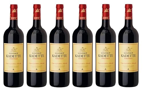 6x 0,75l - 2022er - Kanonkop - Kadette - Pinotage - Stellenbosch W.O. - Südafrika - Rotwein trocken von Kanonkop