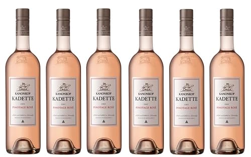 6x 0,75l - Kanonkop - Kadette - Pinotage Rosé - Stellenbosch W.O. - Südafrika - Rosé-Wein trocken von Kanonkop