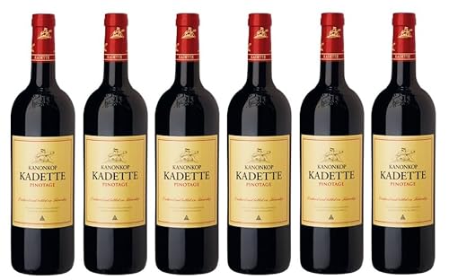 6x 0,75l - Kanonkop - Kadette - Pinotage - Stellenbosch W.O. - Südafrika - Rotwein trocken von Kanonkop