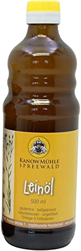 Kanow Mühle, Spreewald - Spreewälder Leinöl, Premiumqualität - 500 ml von Kanow Mühle, Spreewald
