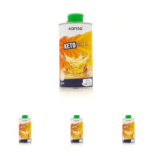Kanso Keto Mct Oil 77% (Packung mit 4) von Kanso