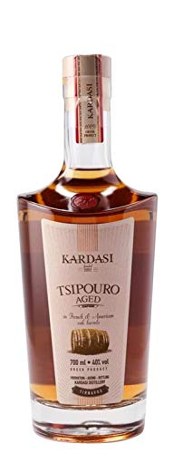 Premium Tsipouro Tirnavou aged 40% 0,7l Kardasi | 24 Monate Fassreife | Edel-Tresterbrand aus Griechenland von Kardasi