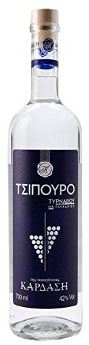 Tsipouro Tirnavou mit Anis 42% 0,7l Kardasi | Griechischer Tresterbrand | 100% Destillat von Kardasi