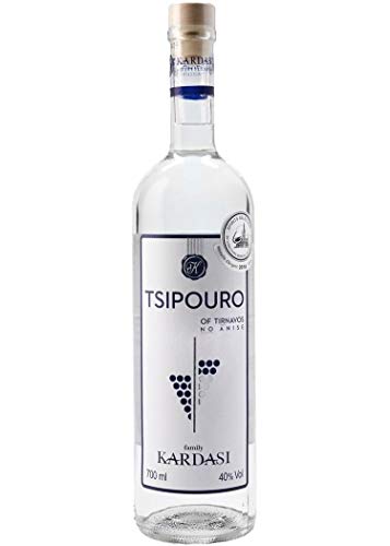 Tsipouro Tirnavou ohne Anis 40% 0,7l Kardasi | Griechischer Tresterbrand | 100% Destillat von Kardasi