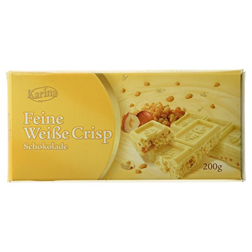 Karina Feine Weisse Crisp Schokolade 200g Karina Feine Weisse Crisp Schokolade 200g von Karina