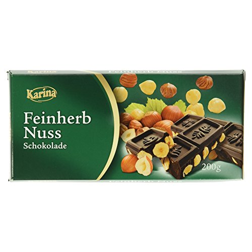 Karina Feinherb Nuss Schokolade, 200 g Karina Feinherb Nuss Schokolade, 200 g von Karina