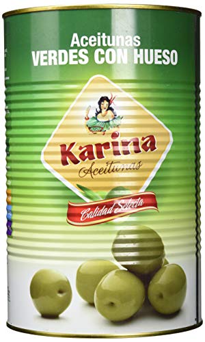 Aceitunas Karina grüne Manzanilla-Oliven mit Stein, Dose, 1er Pack (1 x 2.5 kg) von Aceitunas Karina
