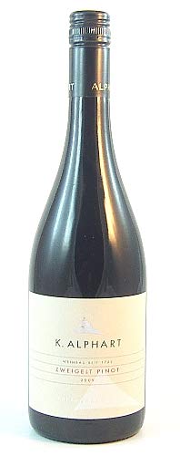 Zweigelt-Pinot tr. 2019 von Weingut Alphart, trockener Rotwein aus der Thermenregion vom Winzer des Jahres 2013 (falstaff) von Karl Alphart