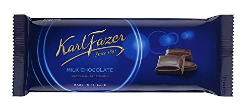Karl Fazer Blue Milk Chocolate - Original Finnisch Milchschokoladen Schokoladentafel 100g x 2 stck von Karl Fazer