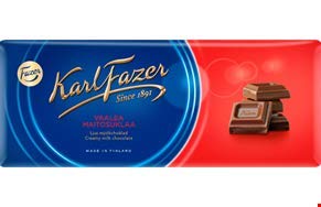 Karl Fazer Cremige Milchschokolade, 200 g, 8 Stück von Karl Fazer