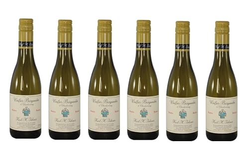 6x 0,375l - 2022er - Karl H. Johner - Weißer Burgunder & Chardonnay - Barrique - HALBE - Qualitätswein Baden - Deutschland - Weißwein trocken 6x 0,375l - 2022er - Karl H. Johner - Weißer Burgunder & Chardonnay - Barrique - HALBE - Qualitätswein Baden - Deutschland - Weißwein trocken von Karl H. Johner