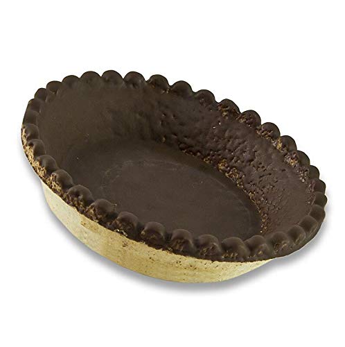 Dessert-Tartelettes, rund, ø 9cm, H 2cm, Mürbeteig/Schokoglasur, 3,96 kg, 120 St von Karl Zieres GmbH