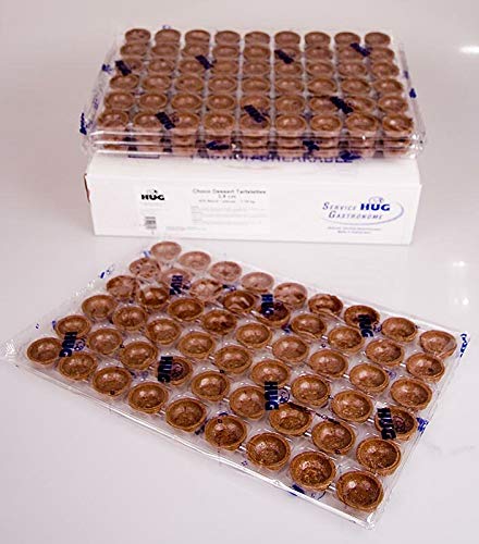 Dessert-Tartelettes-Mini, rund, ø 3,8cm, H 1,8cm, Schokomürbeteig, 1,19 kg, 270 St von Karl Zieres GmbH