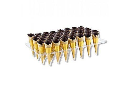 Mini-Hörnchen Gold, mit dunkler Schokolade ausgestrichen,ø 3x7cm, 1,2 kg, 180 St von Karl Zieres GmbH