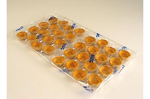 Snack-Tartelettes-Mini, Tomate-Basilikum-Teig, rund, ø 4,2cm, salzig, 1,02 kg, 160 St von Karl Zieres GmbH