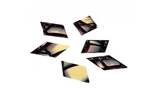 Deko-Aufleger "Jura Rhombus" - Raute, weiße/dunkle Schokolade, 40x60mm, 770g, 360 St Deko-Aufleger "Jura Rhombus" - Raute, weiße/dunkle Schokolade, 40x60mm, 770g, 360 St von Karl Zieres