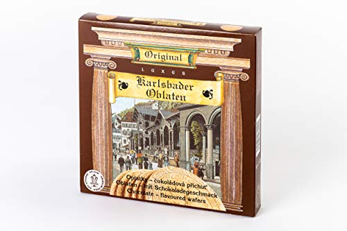 5 Packungen Karlsbader Oblaten mit Schokoladen Geschmack (5 x 170 g) von Karlsbader Oblaten