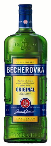 Karlsbader Becherovka Likör 38% 1,0l Flasche von Karlsbader