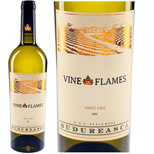 The Vine in Flames Pinot Gris 2019 | Winzerwein aus Rumänien 13,4% -Grauburgunder von Budureasca