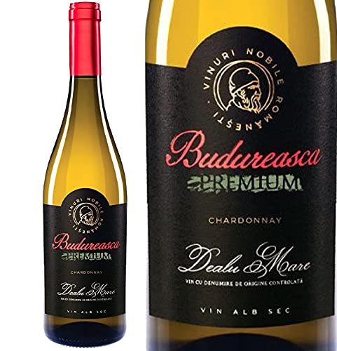 Weißwein mit wenig Säure - Budureasca Premium Chardonnay | Trocken 13,2% (1x0,75 L Flasche) von Budureasca