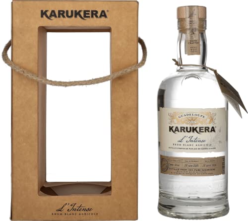 Karukera L'Intense Rhum Blanc Agricole mit Geschenkverpackung Rum (1 x 0.7 l) von Karukera