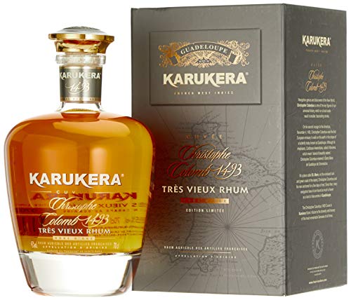 Karukera Trés Vieux Cuvée Christophe Colomb 1493 mit Geschenkverpackung Rum (1 x 0.7 l) von Karukera