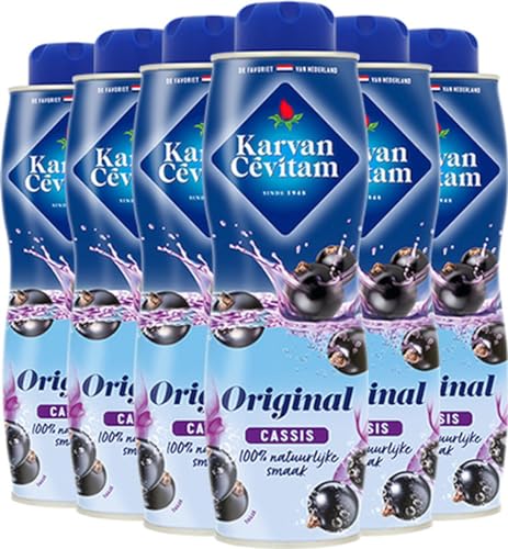 Siroop Karvan Cevitam Cassis 600ml | Flaschen Sie einen 600 Milliliter | 6 Stück von Karvan Cévitam