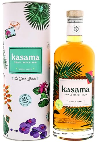 Kasama I Small Batch Rum 7 Years I 700 ml Flasche I 40% Volume I Charismatischer Small Batch Rum in einer schönen Geschenkbox Kasama I Small Batch Rum 7 Years I 700 ml Flasche I 40% Volume I Charismatischer Small Batch Rum in einer schönen Geschenkbox von Kasama
