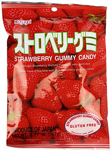 Kasugai Gummy Strawberry Gummy Candy von Kasugai